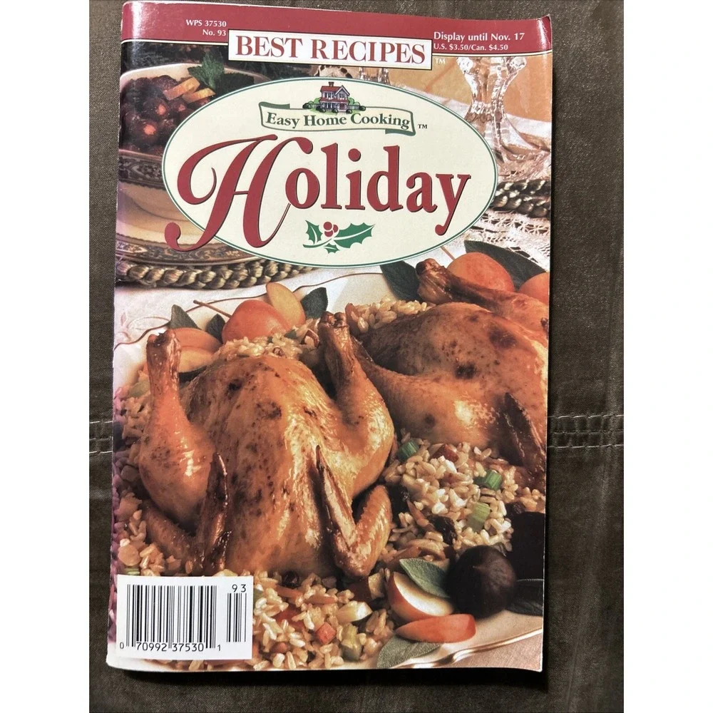 Set Of‎ 2 Holiday Cookbooks 1984,1998